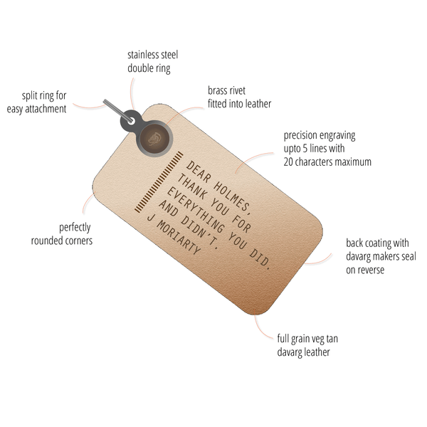 № 1105 KUNJ Leather Tag