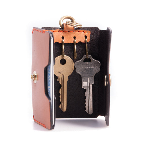 KELET Key Wallet | Genuine Top Grain Natural Leather | Castello