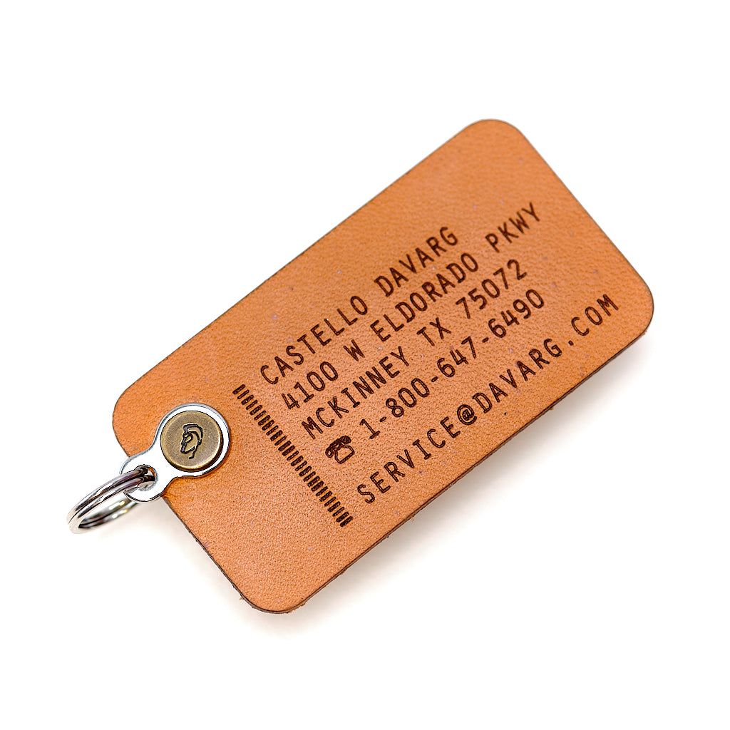 № 1105 KUNJ Leather Tag
