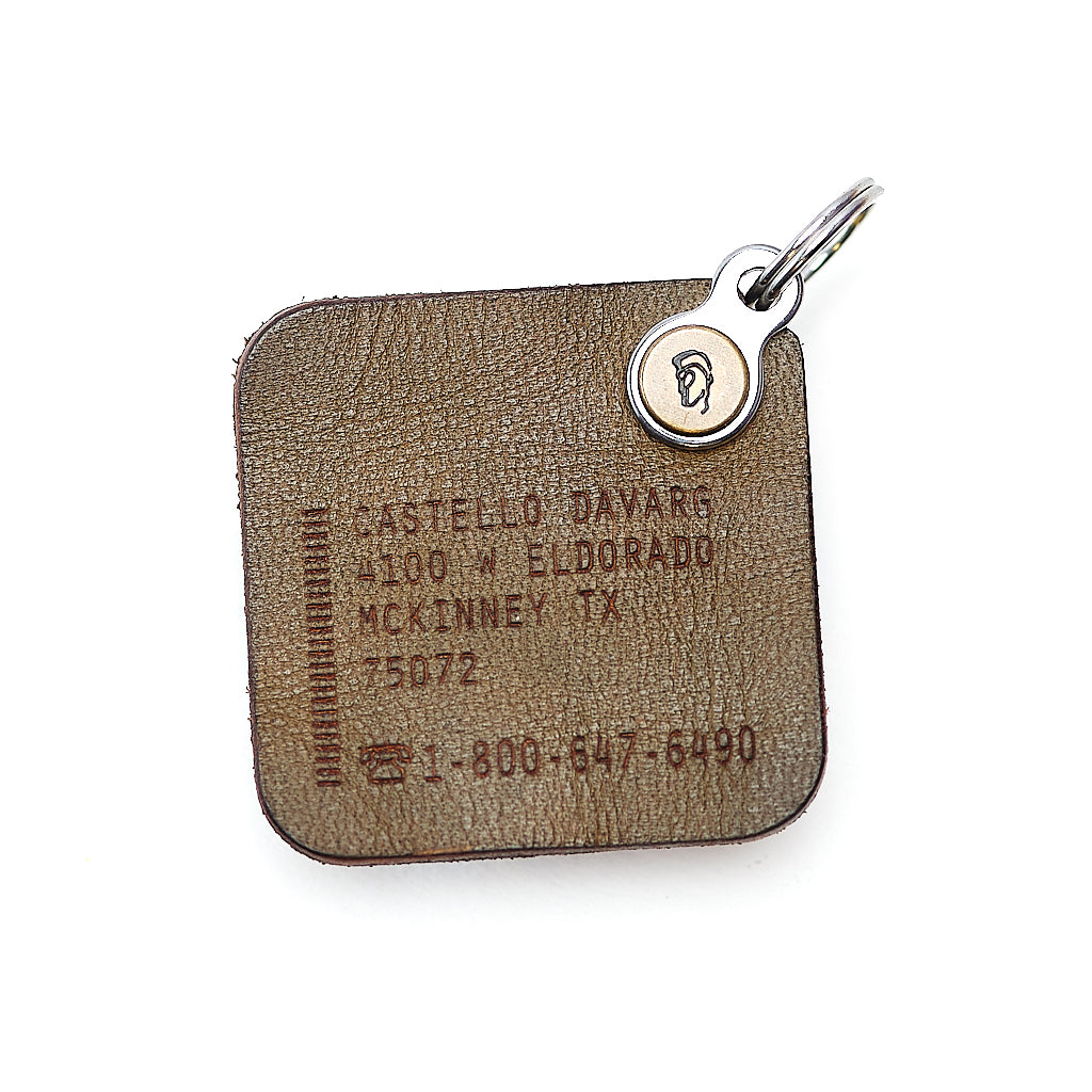 № 1103 KUNJ Leather Tag